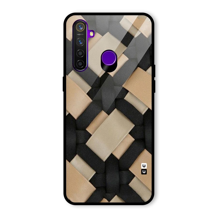 Shade Thread Glass Back Case for Realme 5 Pro