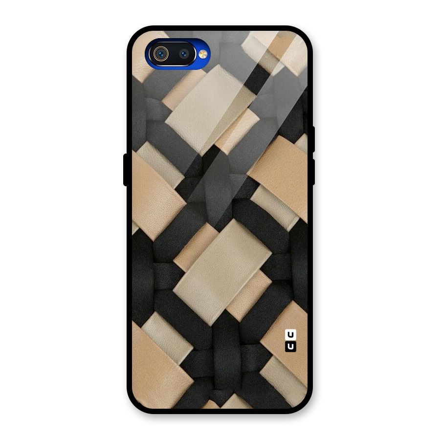 Shade Thread Glass Back Case for Realme C2
