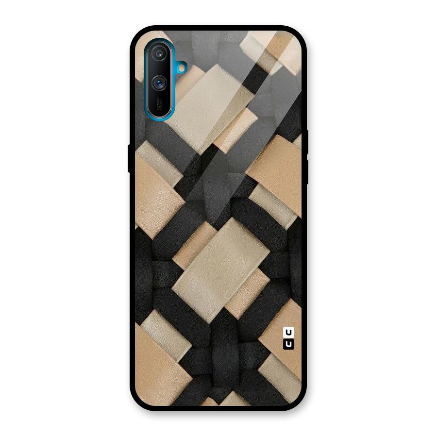Shade Thread Glass Back Case for Realme C3