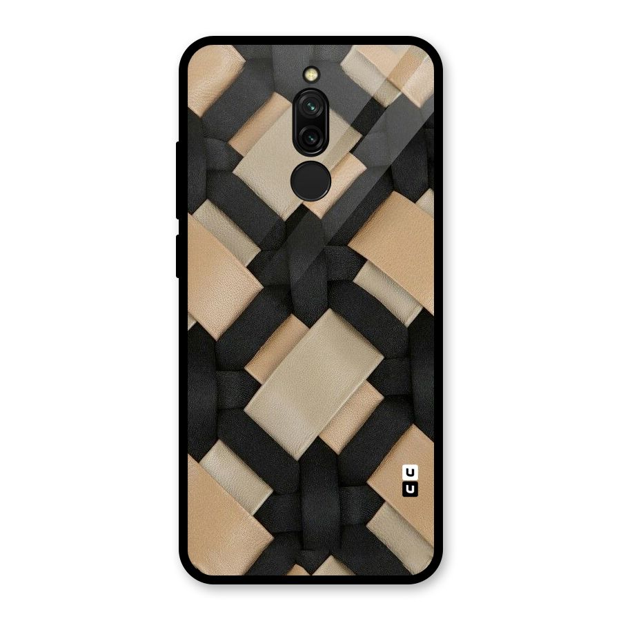 Shade Thread Glass Back Case for Redmi 8