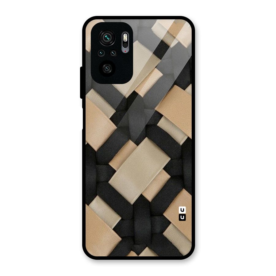 Shade Thread Glass Back Case for Redmi Note 10S