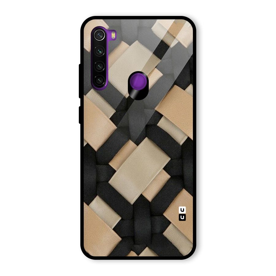 Shade Thread Glass Back Case for Redmi Note 8
