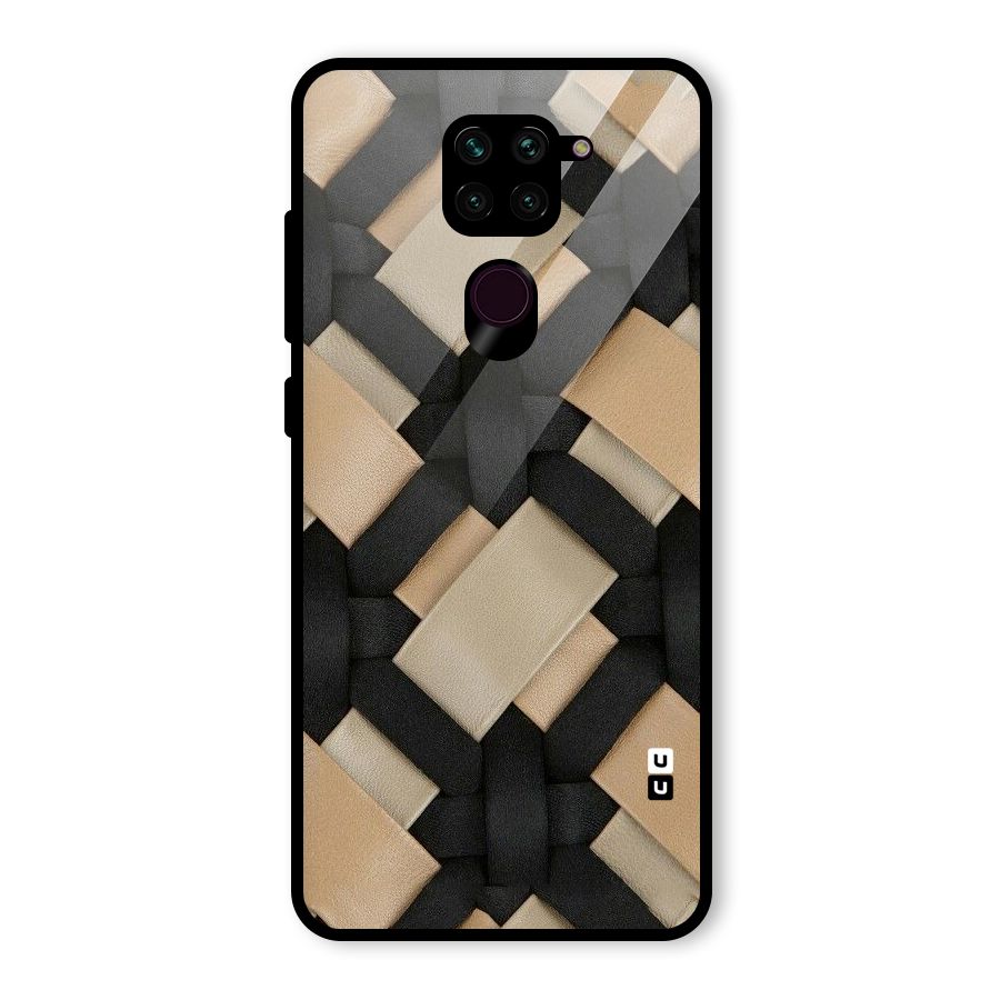 Shade Thread Glass Back Case for Redmi Note 9