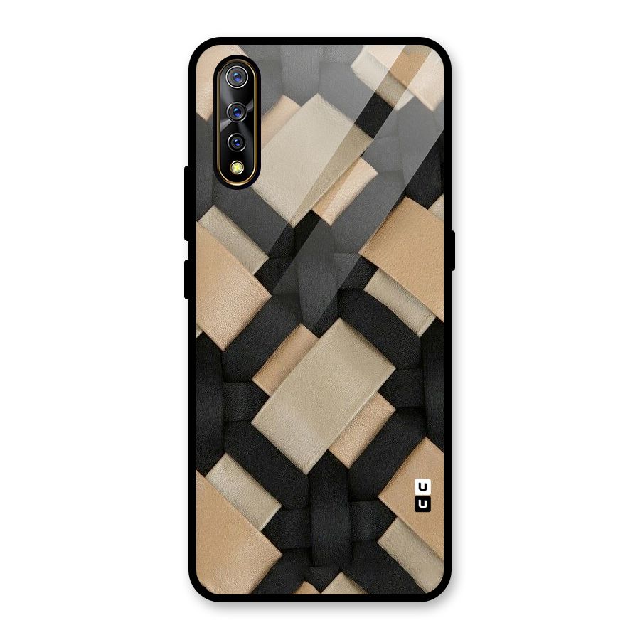 Shade Thread Glass Back Case for Vivo S1