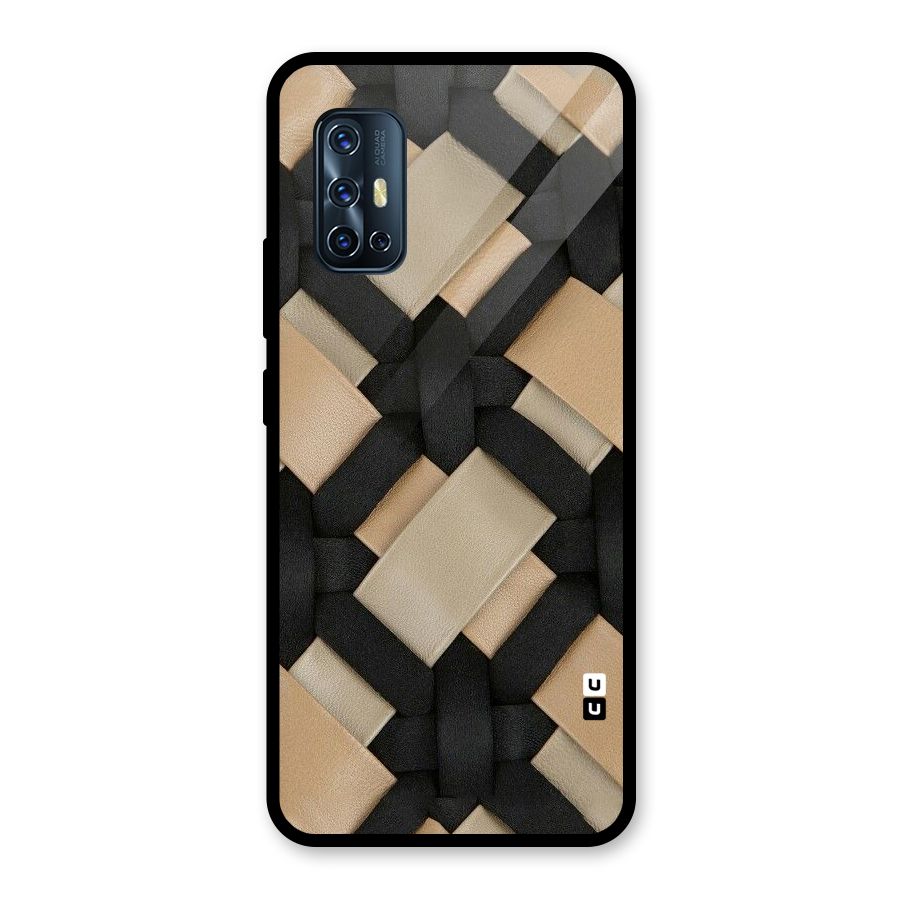 Shade Thread Glass Back Case for Vivo V17