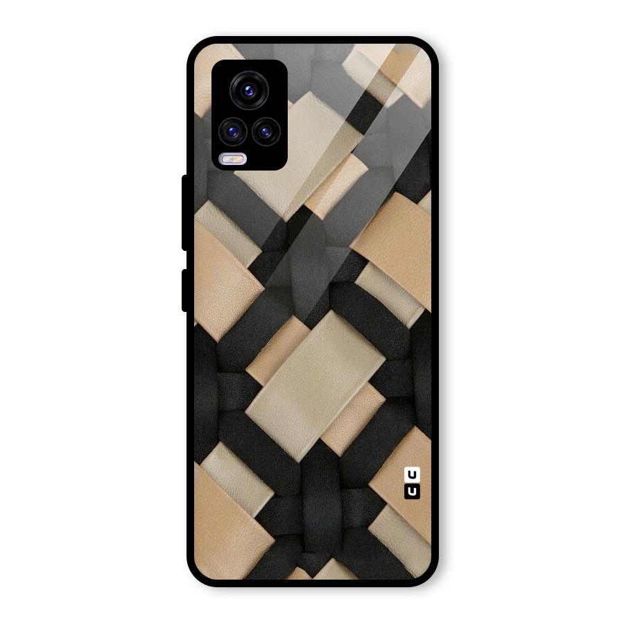 Shade Thread Glass Back Case for Vivo V20