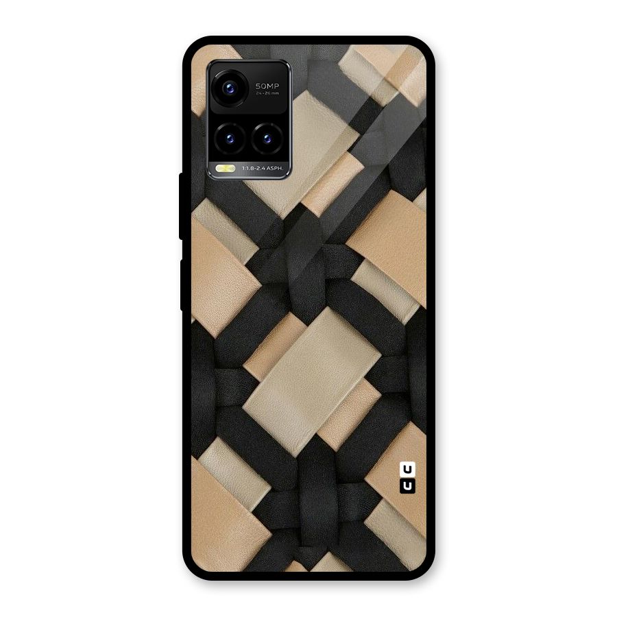 Shade Thread Glass Back Case for Vivo Y21T