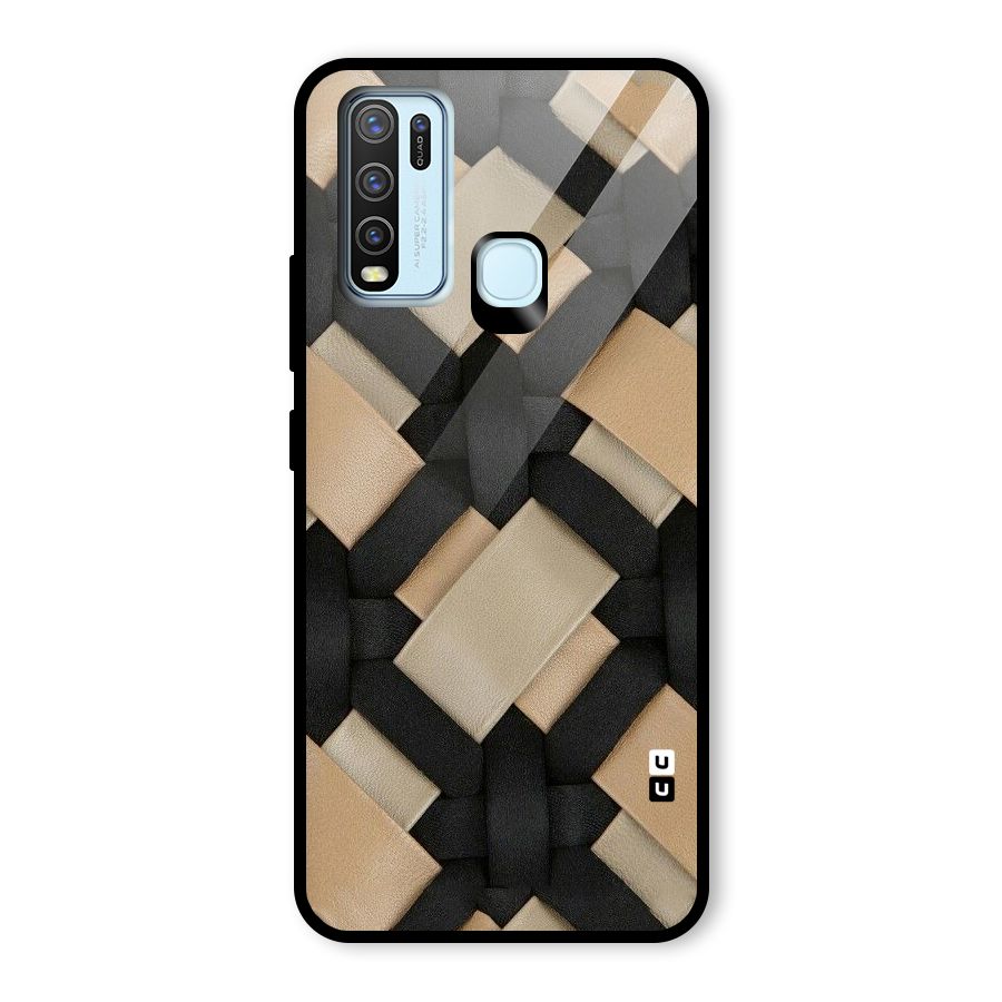 Shade Thread Glass Back Case for Vivo Y50