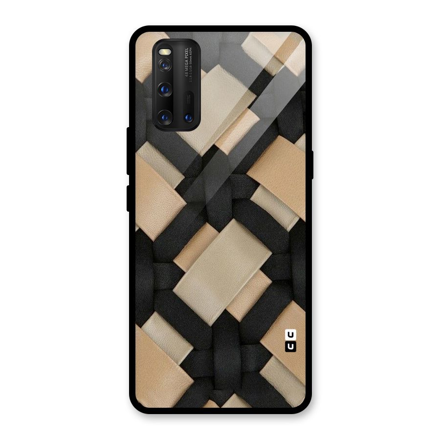 Shade Thread Glass Back Case for Vivo iQOO 3