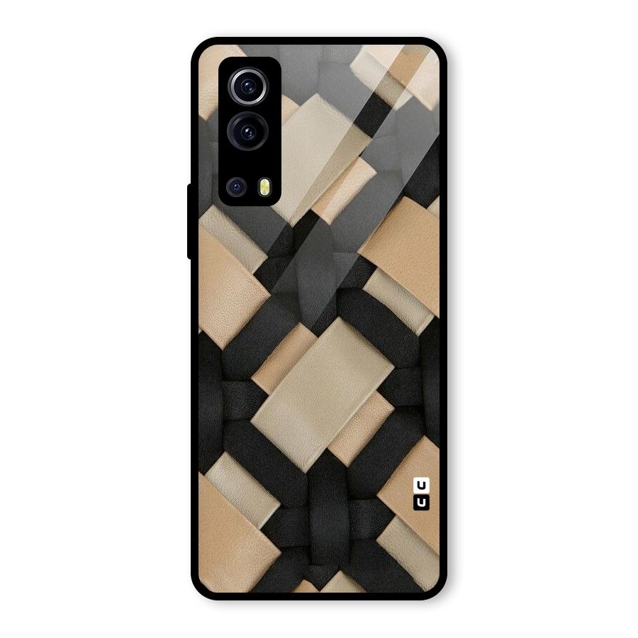 Shade Thread Glass Back Case for Vivo iQOO Z3