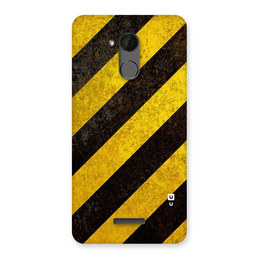 Shaded Yellow Stripes Back Case for Coolpad Note 5