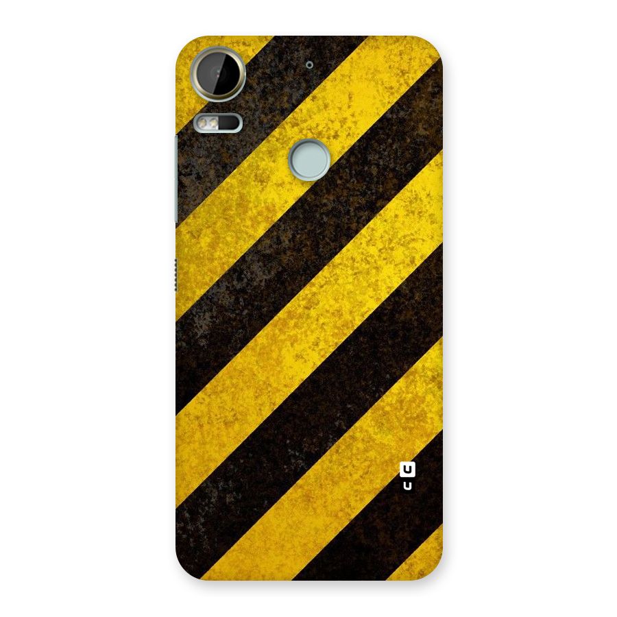 Shaded Yellow Stripes Back Case for Desire 10 Pro
