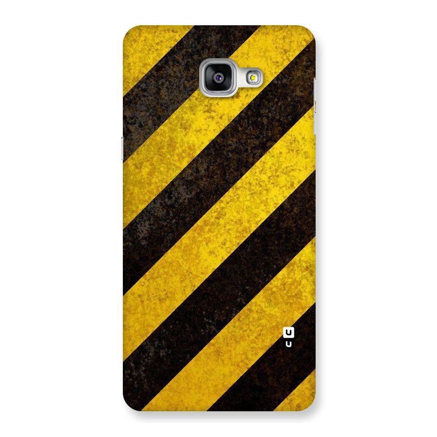 Shaded Yellow Stripes Back Case for Galaxy A9