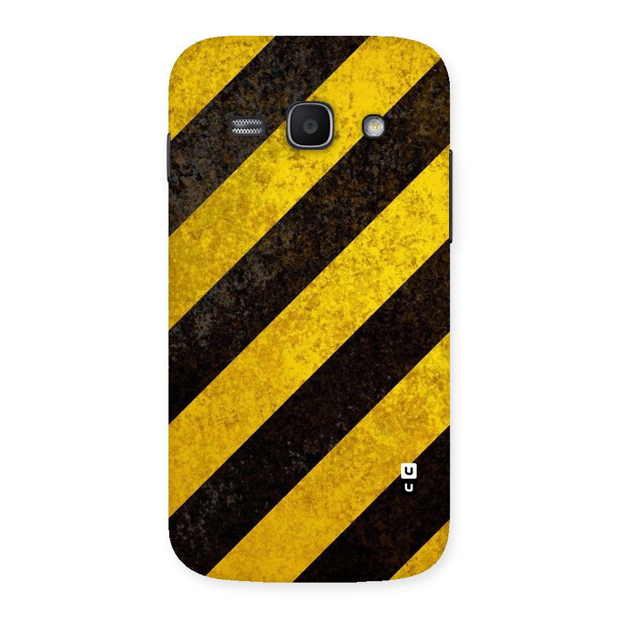 Shaded Yellow Stripes Back Case for Galaxy Ace 3