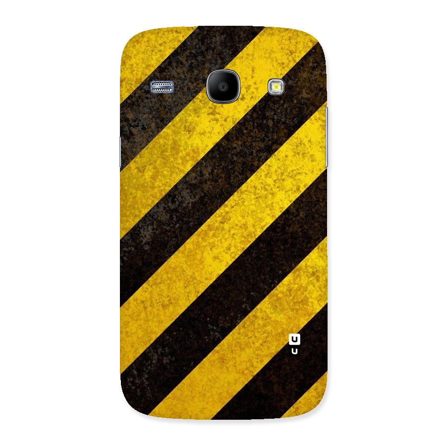 Shaded Yellow Stripes Back Case for Galaxy Core