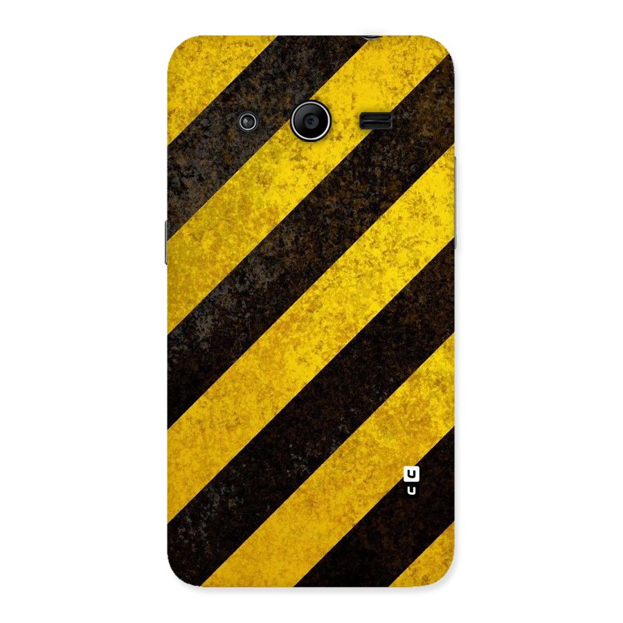 Shaded Yellow Stripes Back Case for Galaxy Core 2