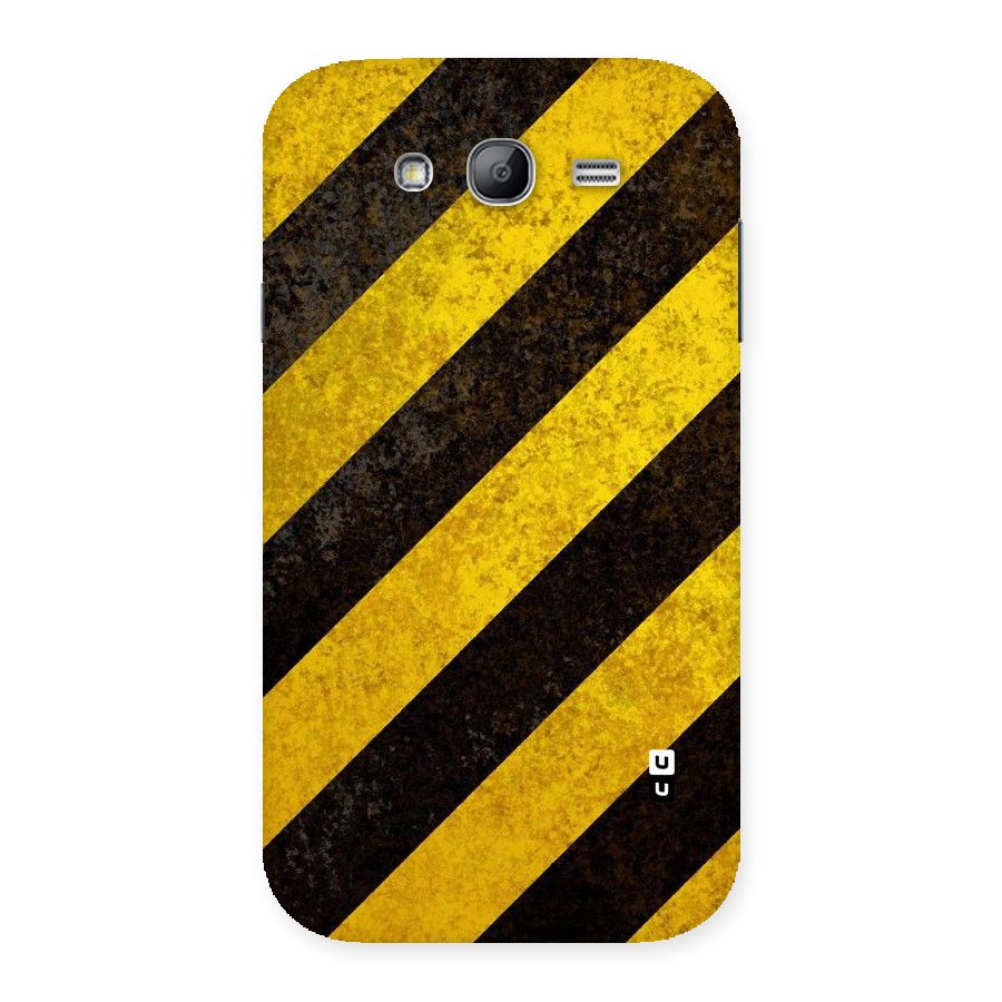 Shaded Yellow Stripes Back Case for Galaxy Grand
