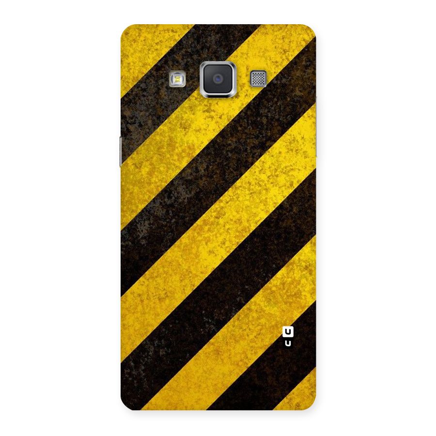 Shaded Yellow Stripes Back Case for Galaxy Grand Max