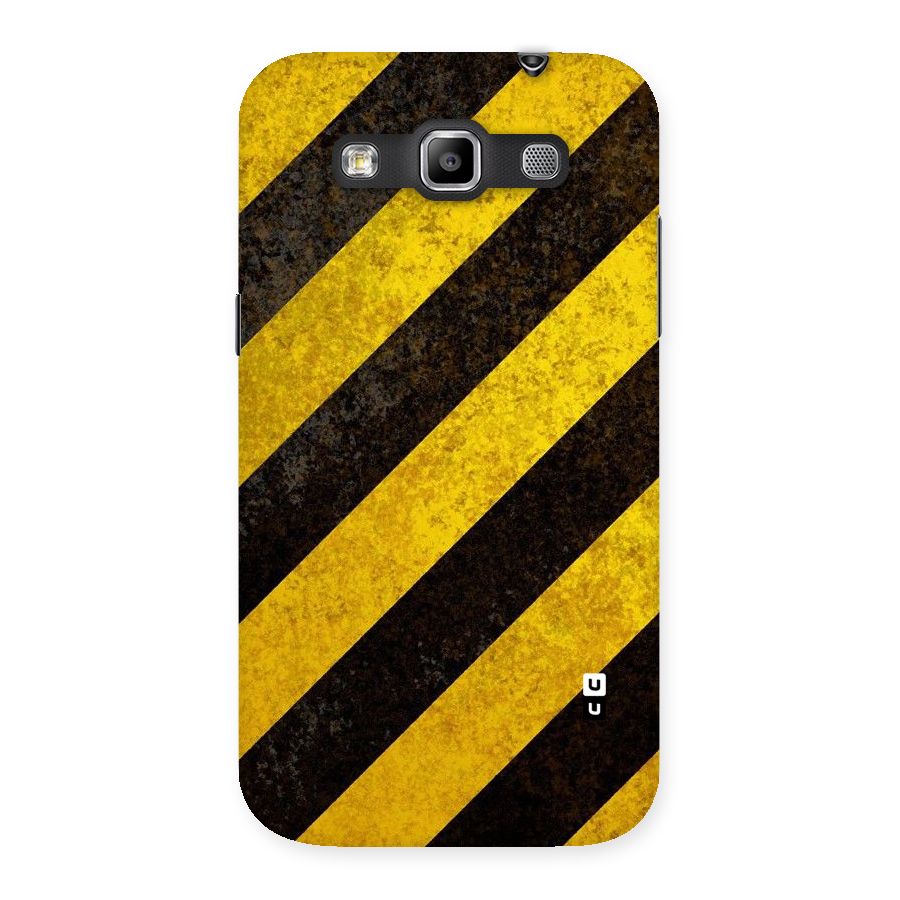 Shaded Yellow Stripes Back Case for Galaxy Grand Quattro