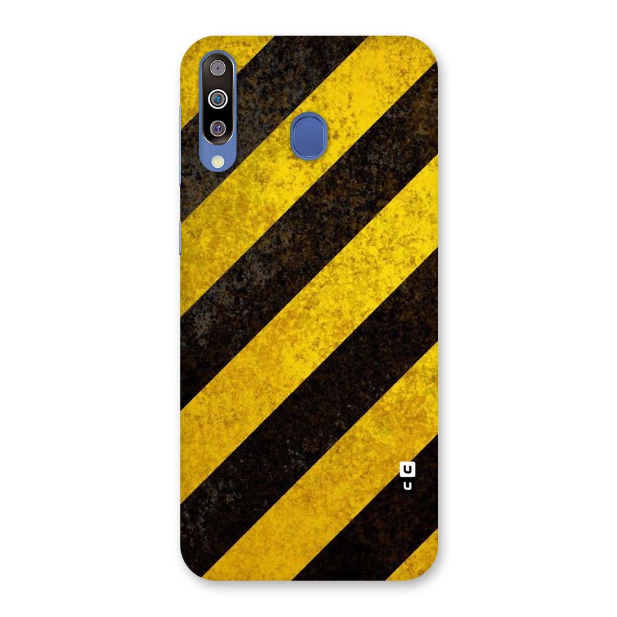Shaded Yellow Stripes Back Case for Galaxy M30