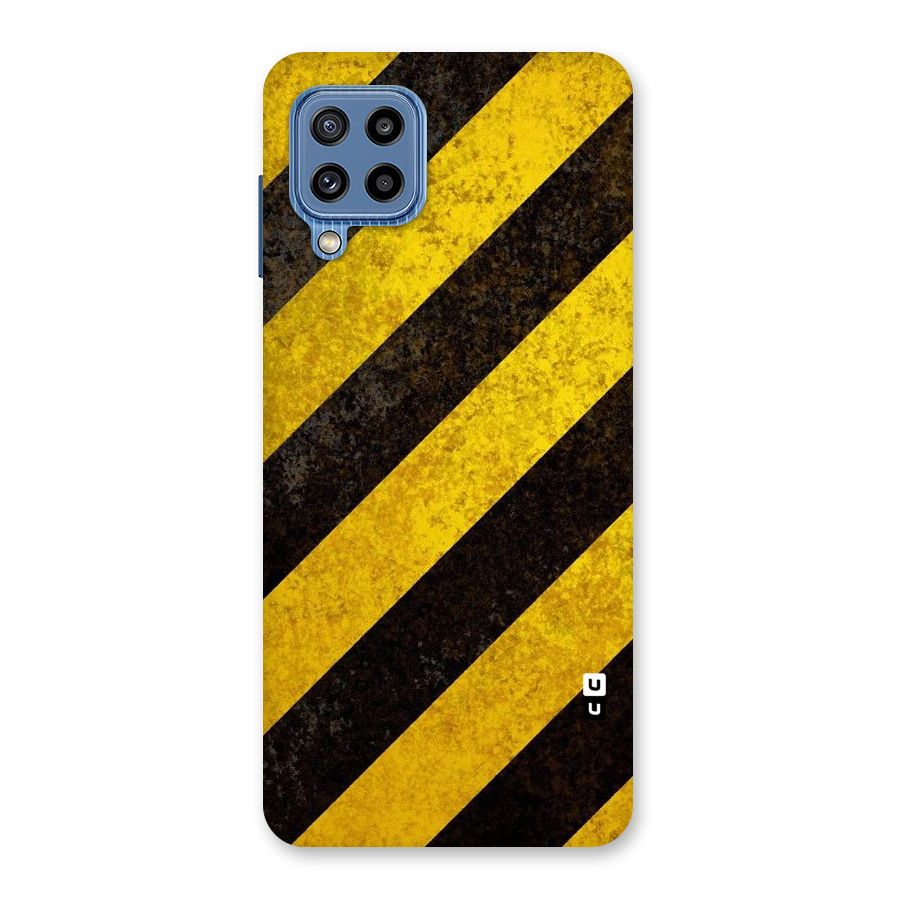 Shaded Yellow Stripes Back Case for Galaxy M32