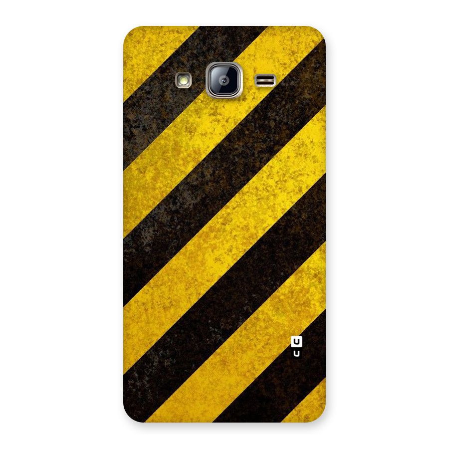 Shaded Yellow Stripes Back Case for Galaxy On5