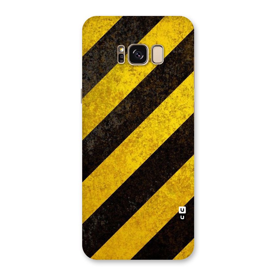 Shaded Yellow Stripes Back Case for Galaxy S8 Plus