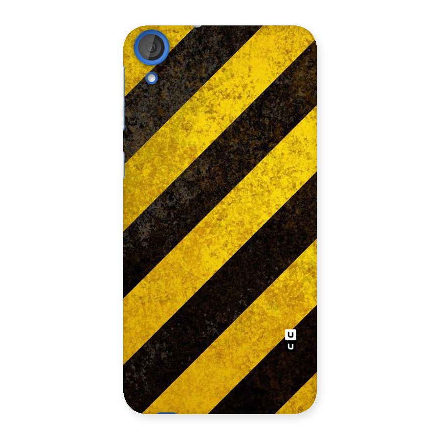 Shaded Yellow Stripes Back Case for HTC Desire 820