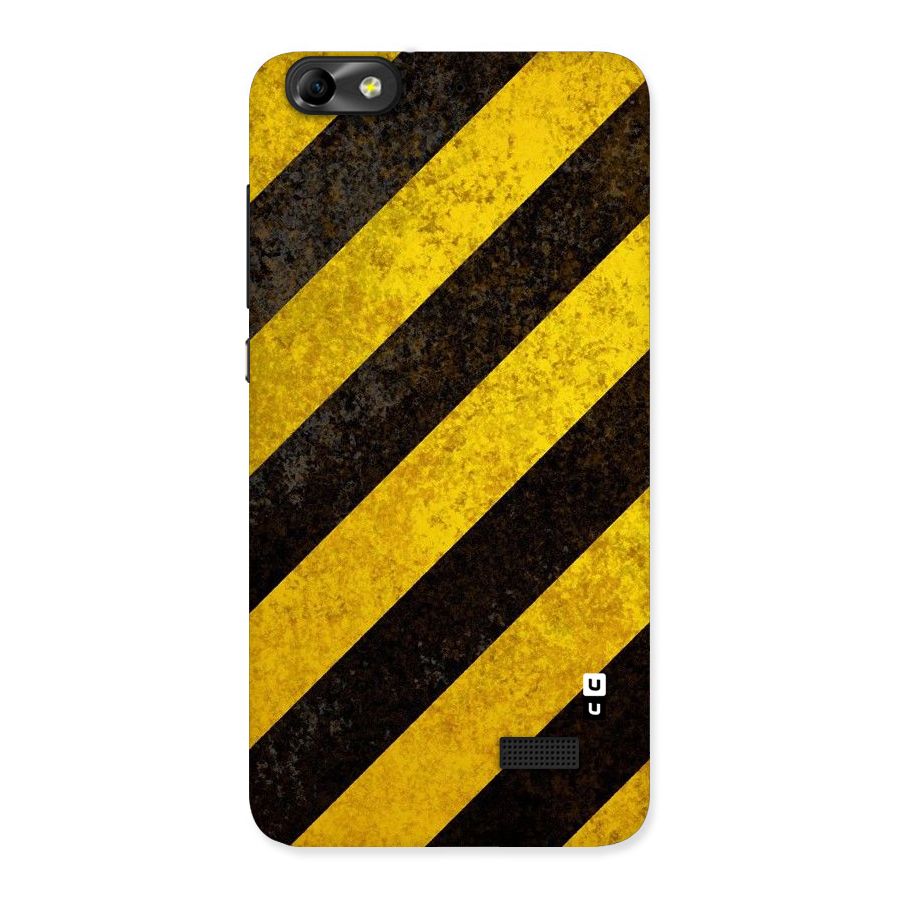 Shaded Yellow Stripes Back Case for Honor 4C