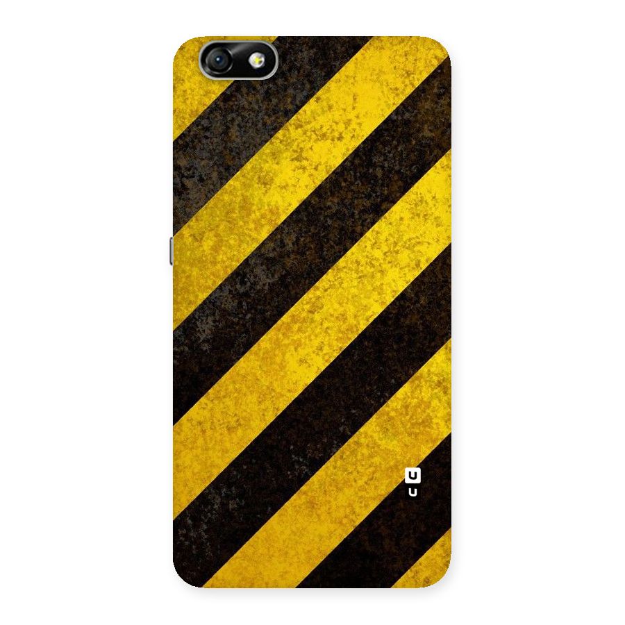 Shaded Yellow Stripes Back Case for Honor 4X