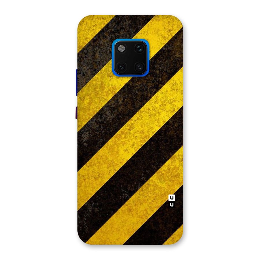 Shaded Yellow Stripes Back Case for Huawei Mate 20 Pro
