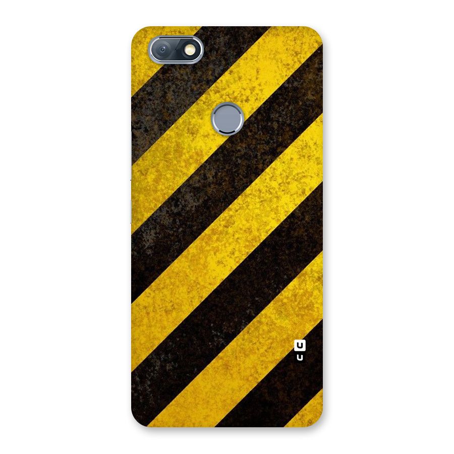 Shaded Yellow Stripes Back Case for Infinix Note 5