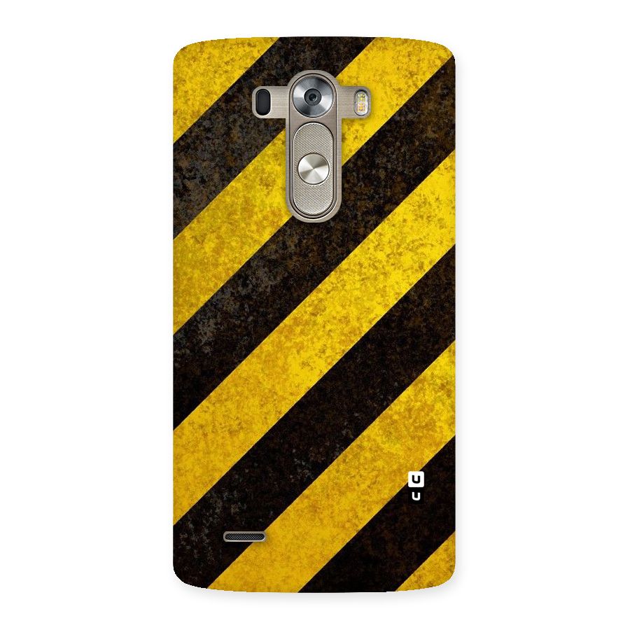 Shaded Yellow Stripes Back Case for LG G3