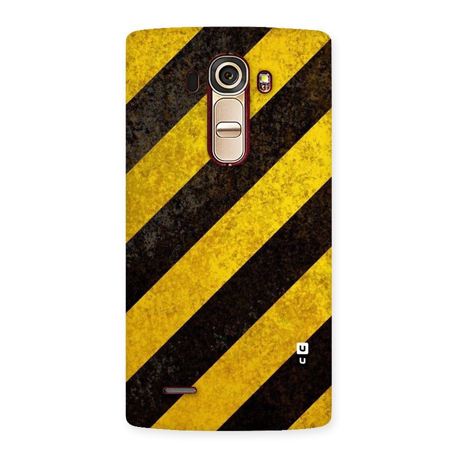 Shaded Yellow Stripes Back Case for LG G4