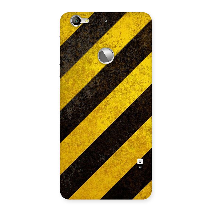 Shaded Yellow Stripes Back Case for LeTV Le 1s