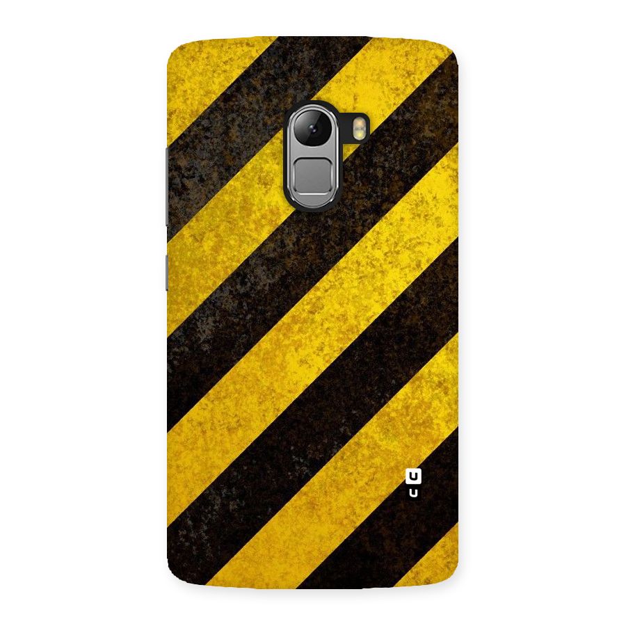 Shaded Yellow Stripes Back Case for Lenovo K4 Note