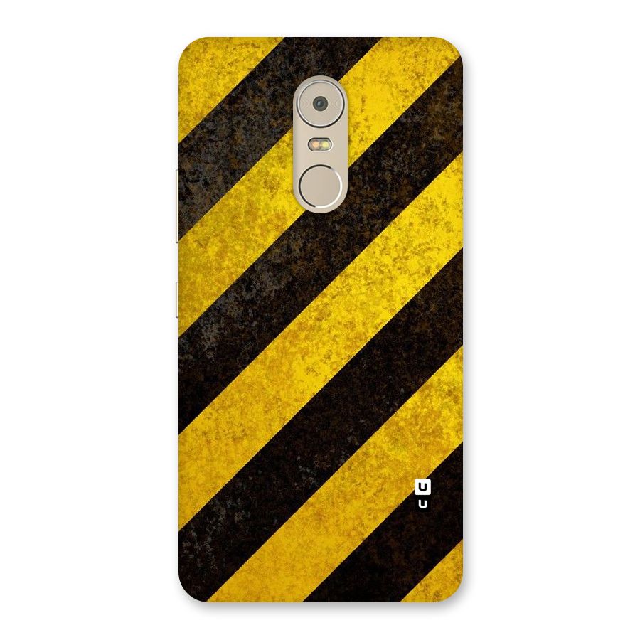 Shaded Yellow Stripes Back Case for Lenovo K6 Note