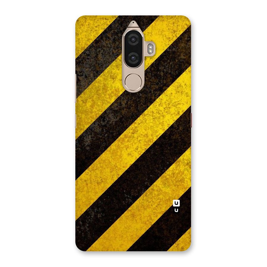 Shaded Yellow Stripes Back Case for Lenovo K8 Note