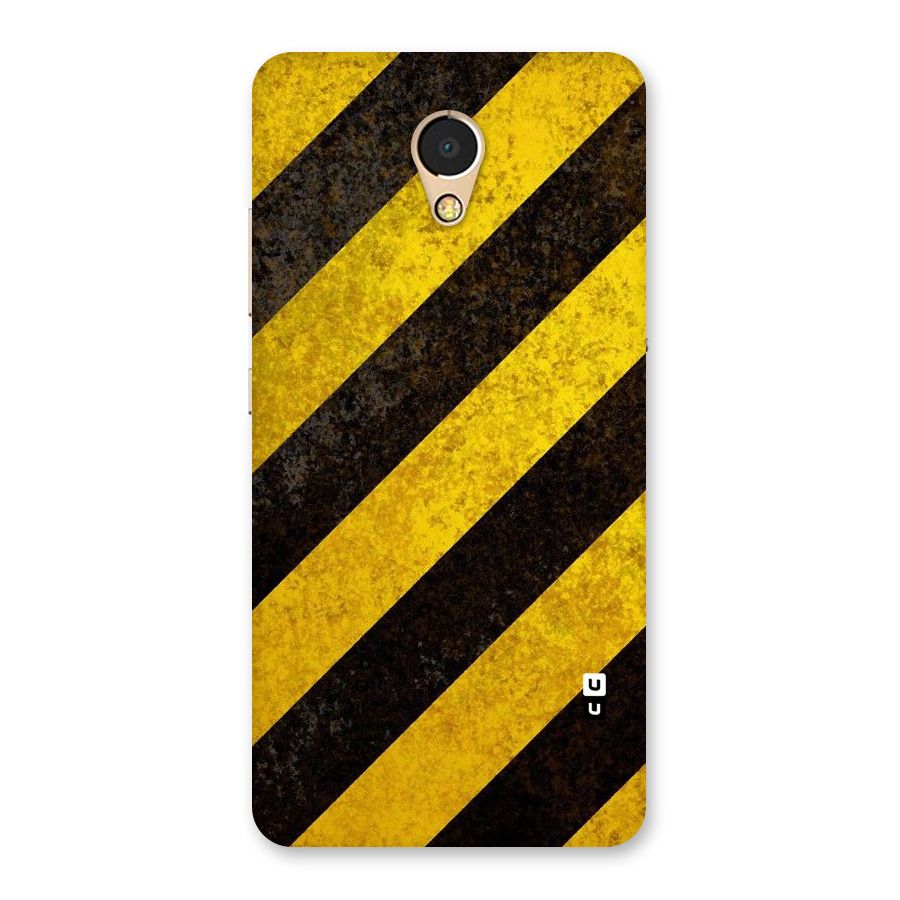 Shaded Yellow Stripes Back Case for Lenovo P2