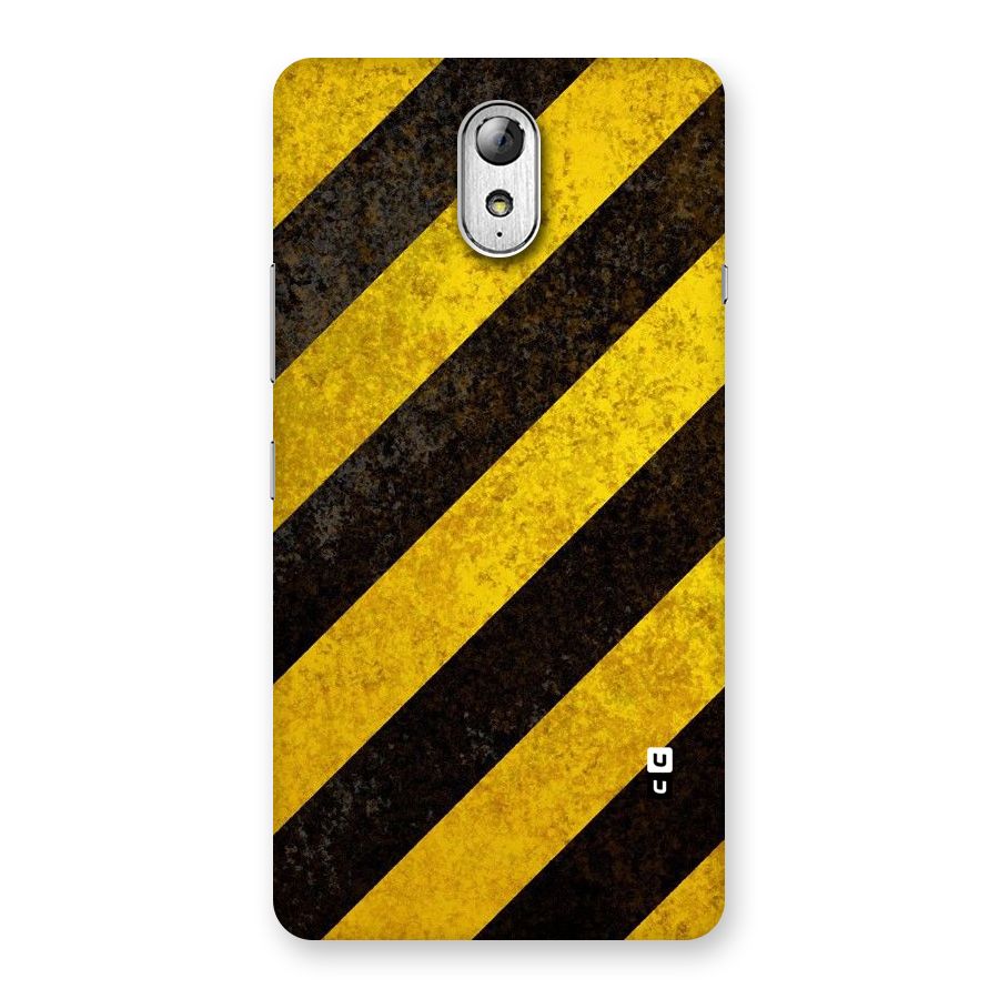 Shaded Yellow Stripes Back Case for Lenovo Vibe P1M