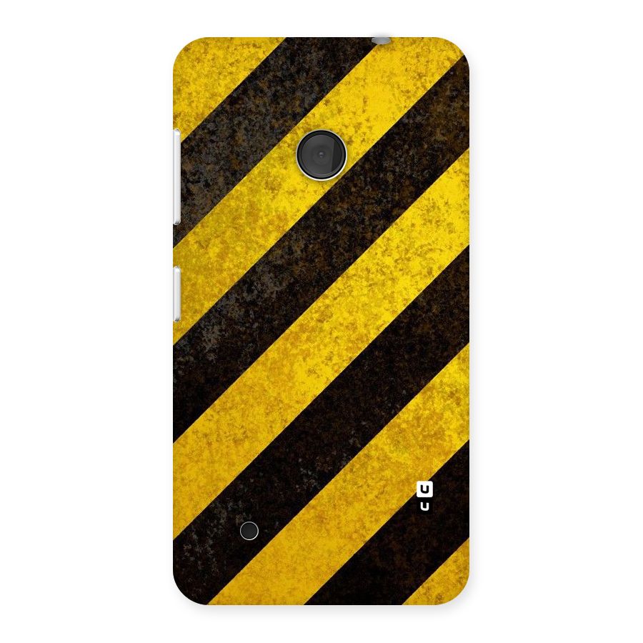 Shaded Yellow Stripes Back Case for Lumia 530