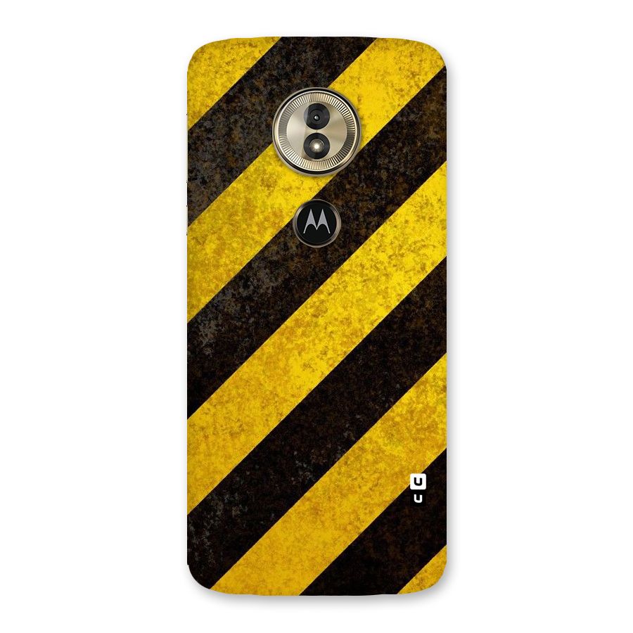 Shaded Yellow Stripes Back Case for Moto G6 Play