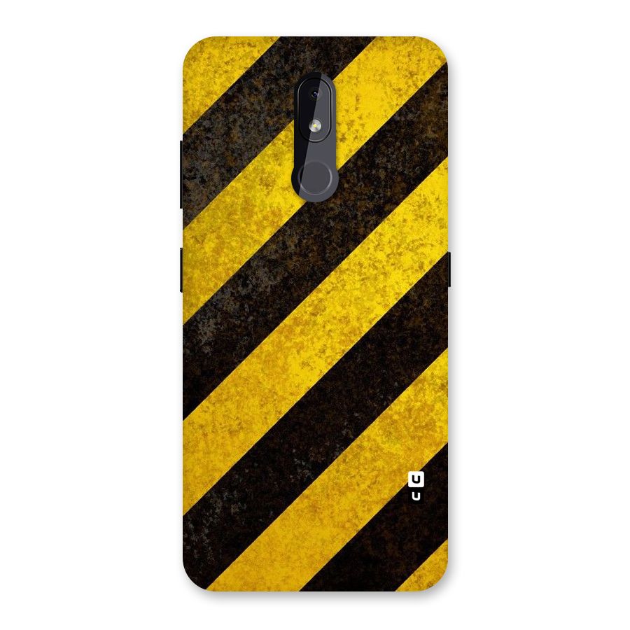 Shaded Yellow Stripes Back Case for Nokia 3.2