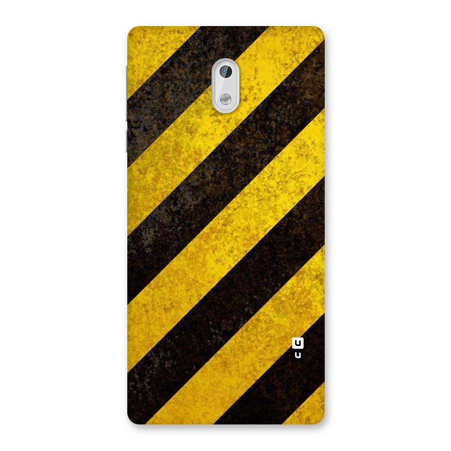Shaded Yellow Stripes Back Case for Nokia 3