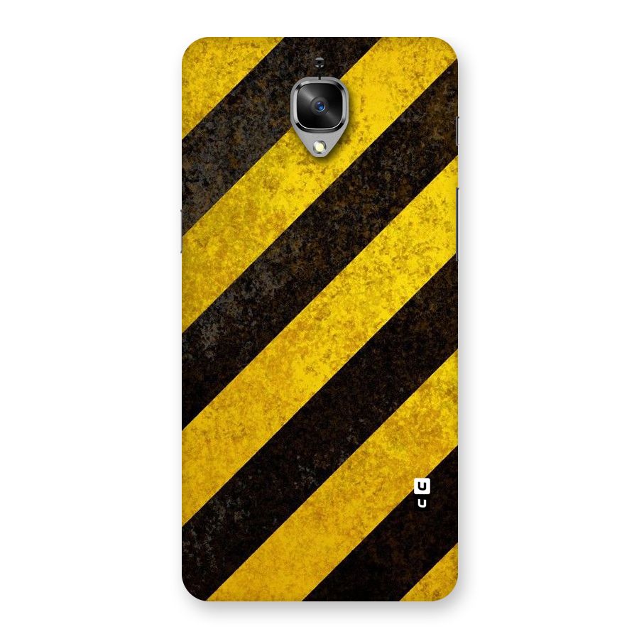 Shaded Yellow Stripes Back Case for OnePlus 3