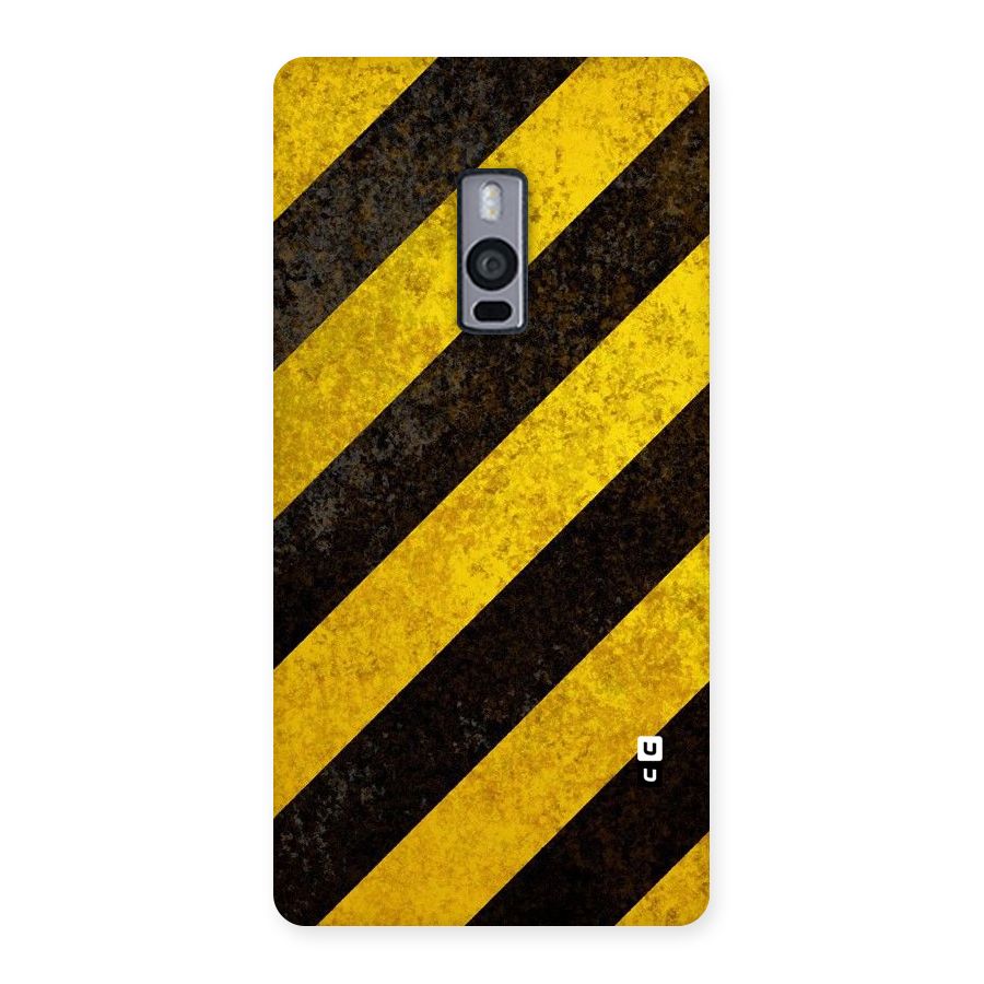 Shaded Yellow Stripes Back Case for OnePlus Two