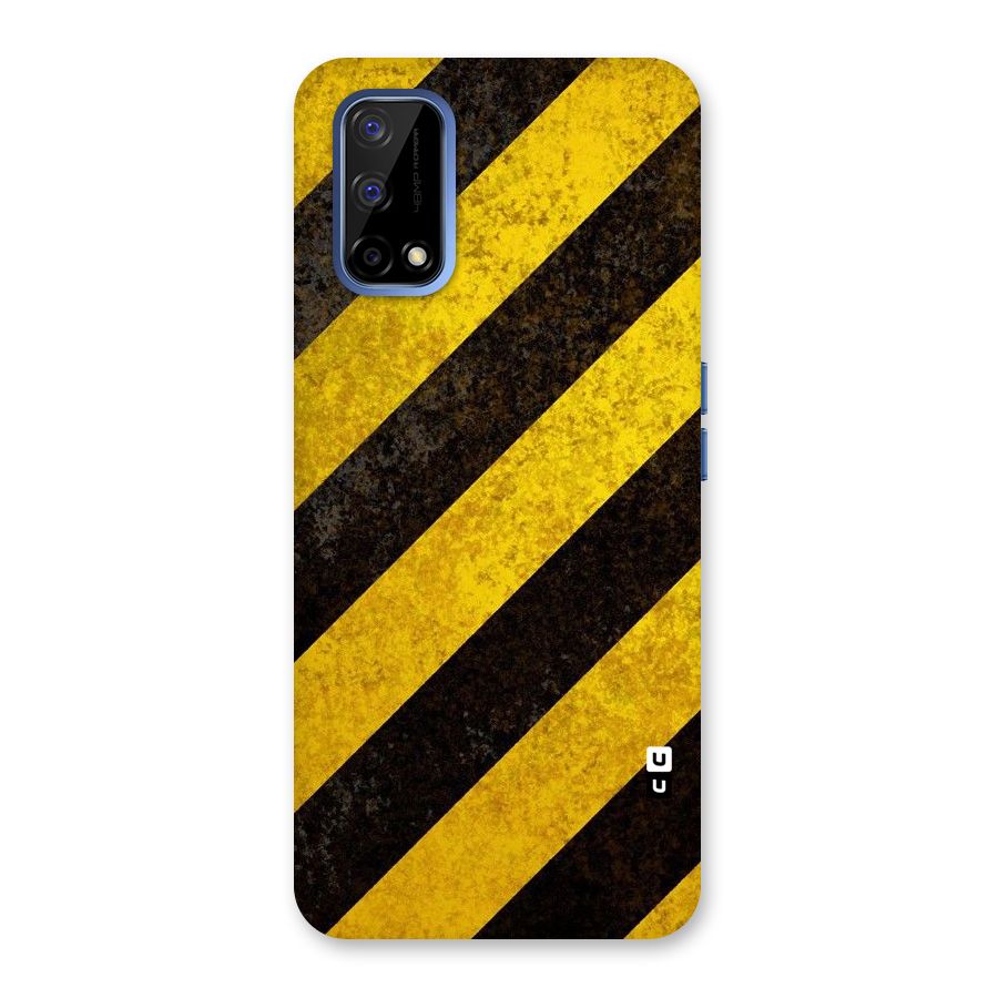 Shaded Yellow Stripes Back Case for Realme Narzo 30 Pro