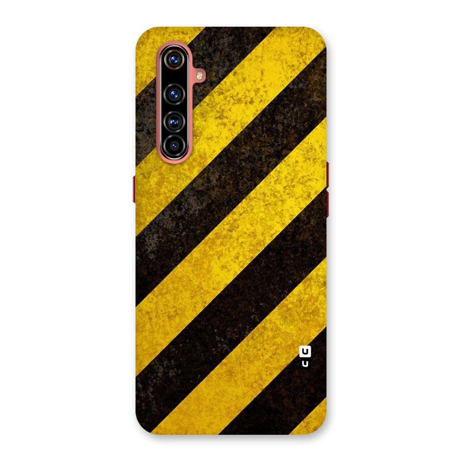 Shaded Yellow Stripes Back Case for Realme X50 Pro