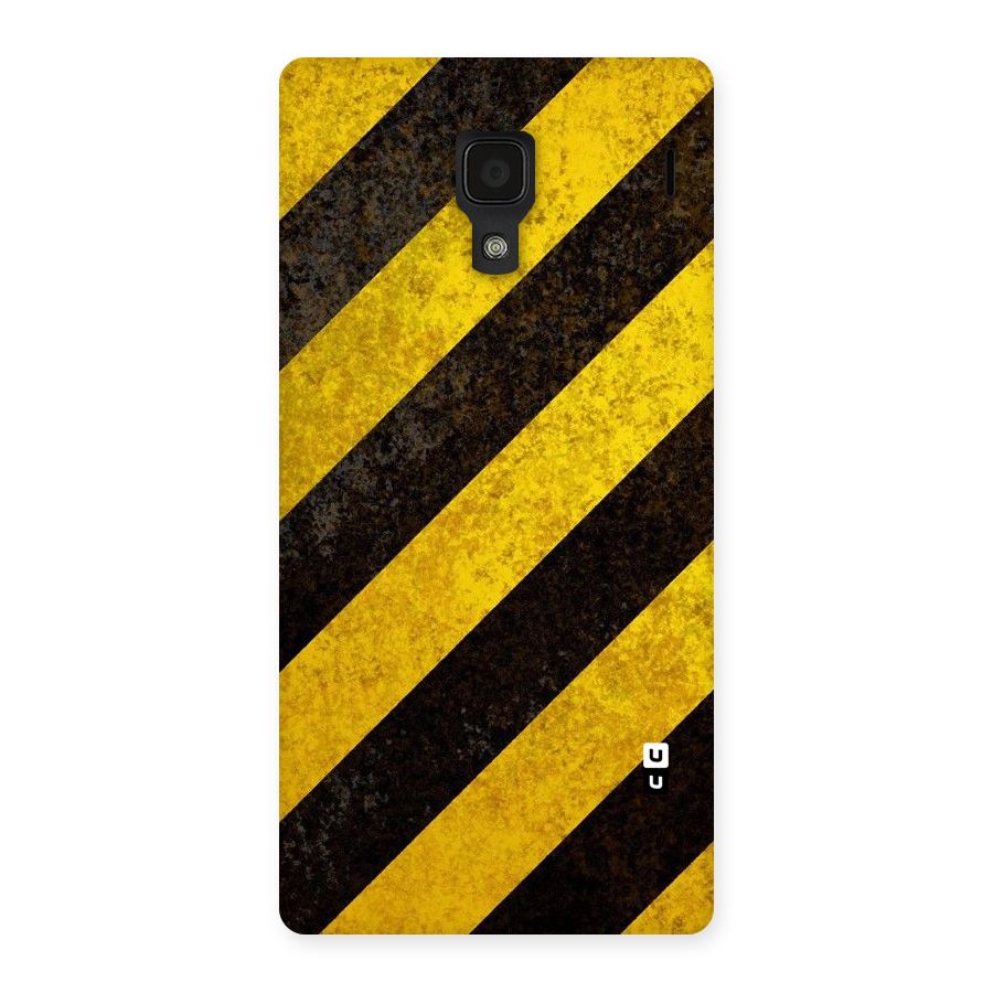 Shaded Yellow Stripes Back Case for Redmi 1S