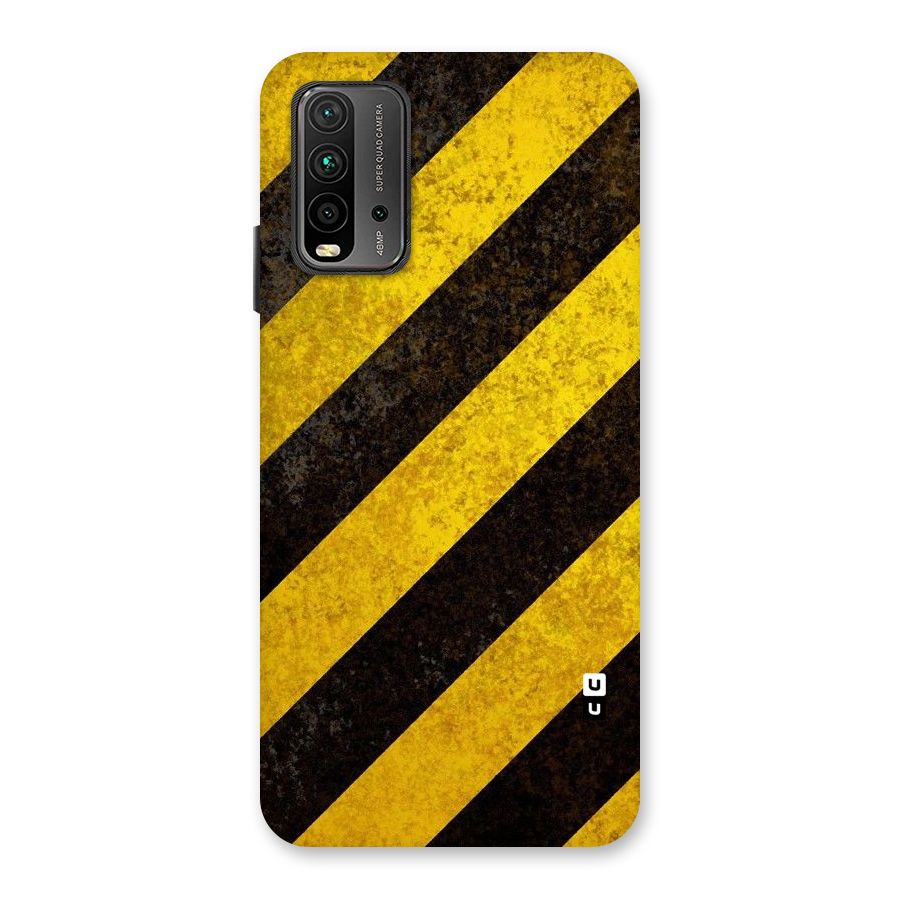 Shaded Yellow Stripes Back Case for Redmi 9 Power